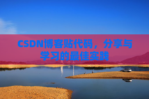CSDN博客贴代码，分享与学习的最佳实践